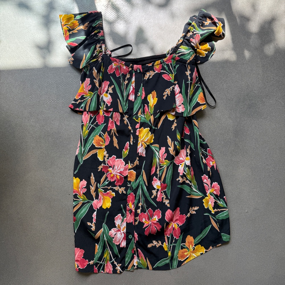 Privacy Please Norval Mini Dress - Black Floral